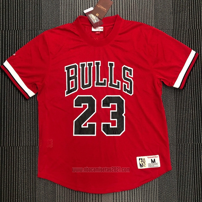 Camiseta Manga Corta Chicago Bulls Michael Jordan #23 Rojo2